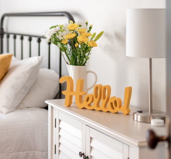 Stylish Bedroom at Elite at Lakeview in College Park, GA