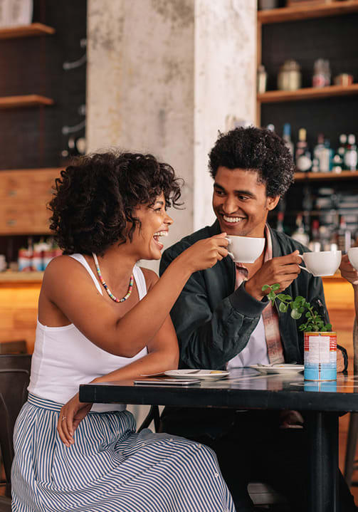 Friends enjoying coffee at Century Millenia, Florida, 32839