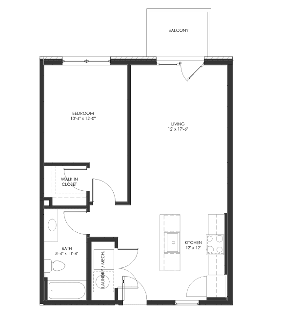 2D Floorpan Model 1