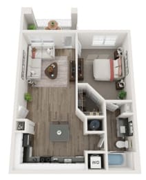 Town Center East - A1 - 1 Bedroom 1 Bath
