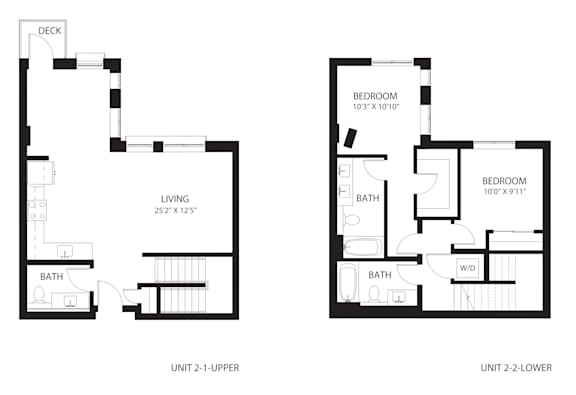 Vela Apartments TH2 Floor Plan