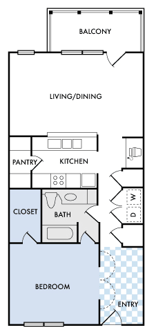 Harbor Town - A2H - 1 bedroom and 1 bath