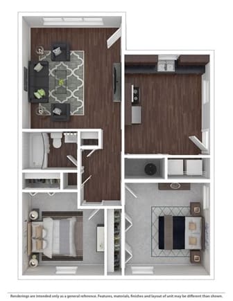 Floor Plan  a 1 bedroom floor plan  503 square feet at Stonebrook of Franklin, Franklin, 46131