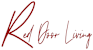 A red script logo that says Red Door Living.