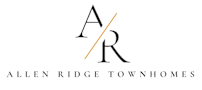 A logo for Allen Ridge Townhomes is displayed.