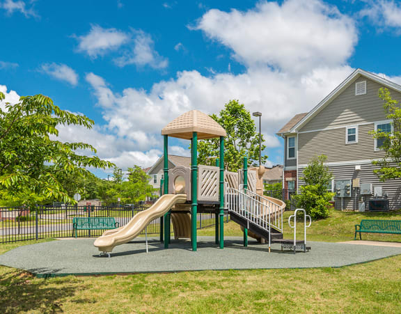 A playground at Metropolitan Village and Cumberland Manor apartments and townhomes in Little Rock, AR. 