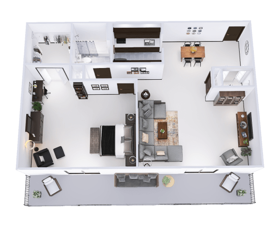 Alpine Court 1 bed, 1 bath in West Allis WI