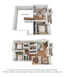 Eagle Rock Mica Townhouse Floor Plan