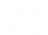 White logo at 800 Carlyle, Alexandria, VA