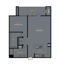 Lenox SoCo 2D Floor Plans - A12