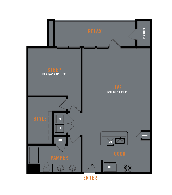 Lenox SoCo 2D Floor Plans - A12