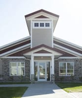 Clubhouse Exterior at Cedar Place Apartments, Wisconsin, 53012