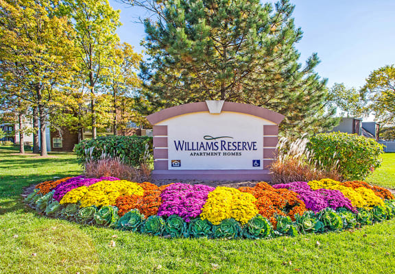 Welcoming Property Sign at Williams Reserve, Palatine, IL