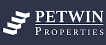The image is a logo of Petwin Properties.