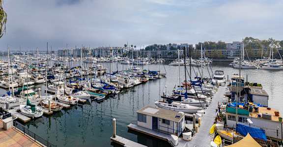 A marina filled with lots of boats.