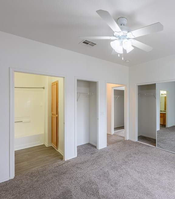 Carpeted Bedroom at Cheyenne Villas, North Las Vegas