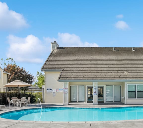 Poolside Lounge Chairs at Emerald Pointe, California, 94928
