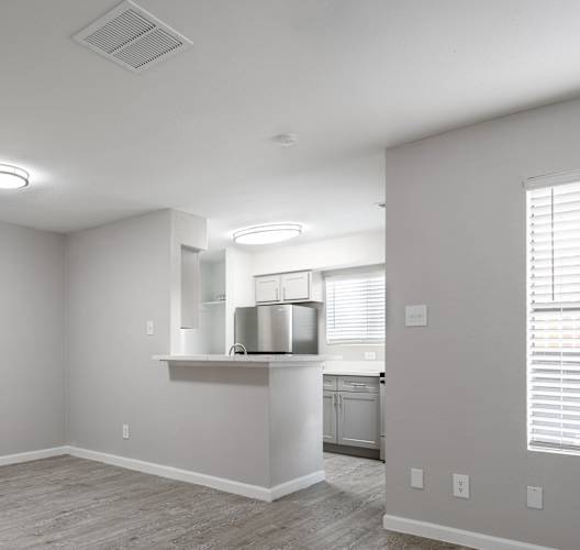 Kitchen area at Brook Meadow Village, Austin, TX