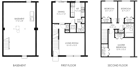 Floor Plan Three Bedroom