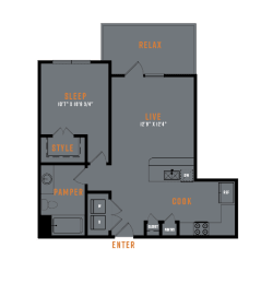 Lenox SoCo 2D Floor Plans - A4