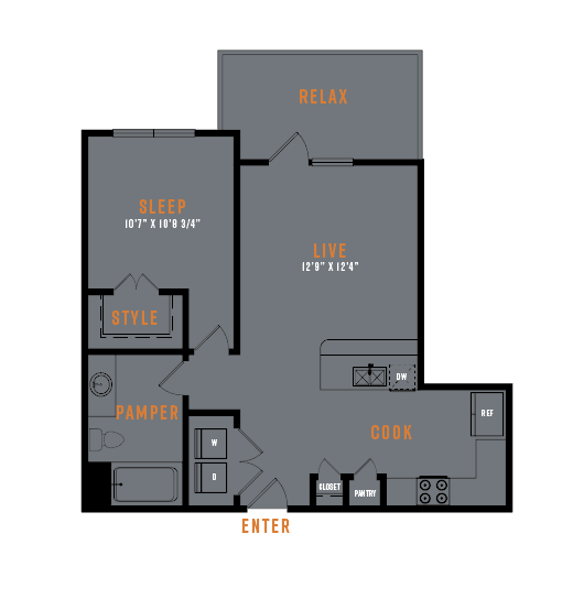 Lenox SoCo 2D Floor Plans - A4