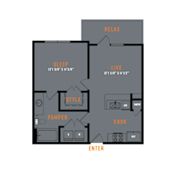 Lenox SoCo 2D Floor Plans - A1