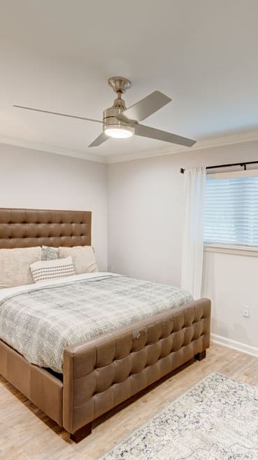 Bedroom at Juniper Springs Apartments, Austin, TX 78731