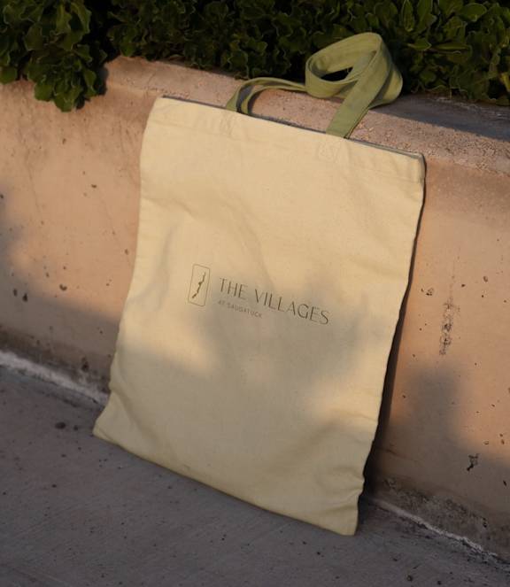 canvas tote bag at The Villages at Saugatuck, Westport, CT, Connecticut  , 06880