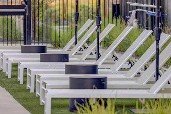 Lounge Chairs by Pool