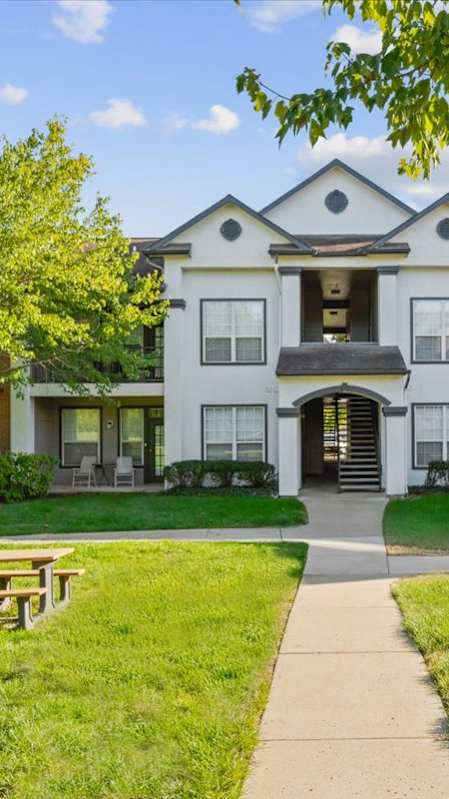Walking Path at Crowne Chase Apartment Homes, Overland Park, KS, 66210