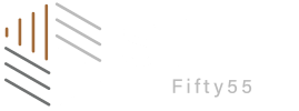 SITE Fifty55 Apartments Reverse Color Scheme Logo