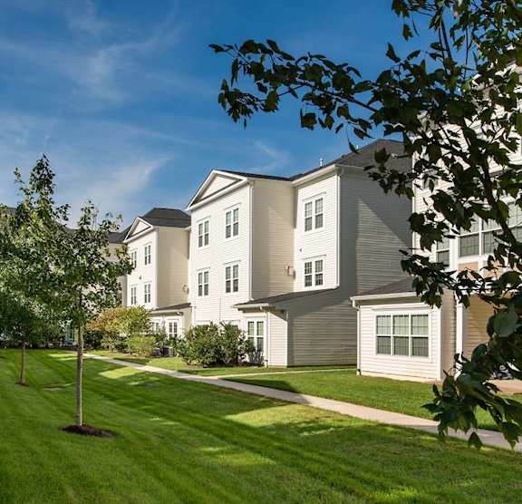 A playground with a slide and a climbing frame. at Barrington Park Apartments, Manassas