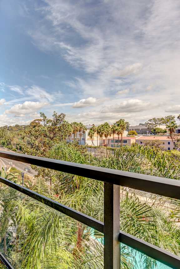 Balcony with railing at Vera Cortez Hill, San Diego, CA