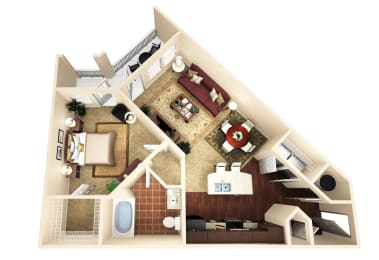 Floor Plan  The District at Greenville Apartments