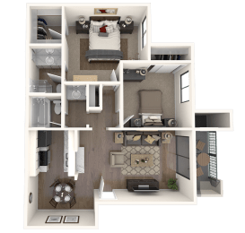 Sage Floor Plan at SYCAMORE LANE APARTMENT HOMES, California ?