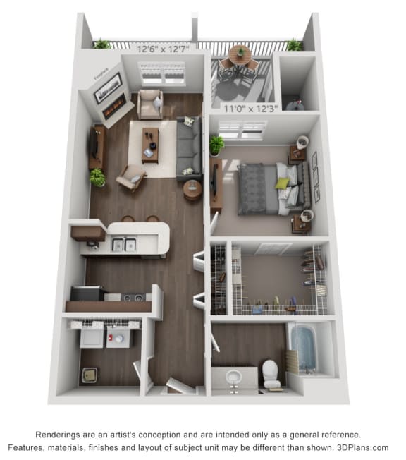 A1 floor plan