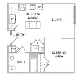 luxury rental studio one two bedroom apartments at city line east in jersey city Hudson county nj new jersey near nyc new York city