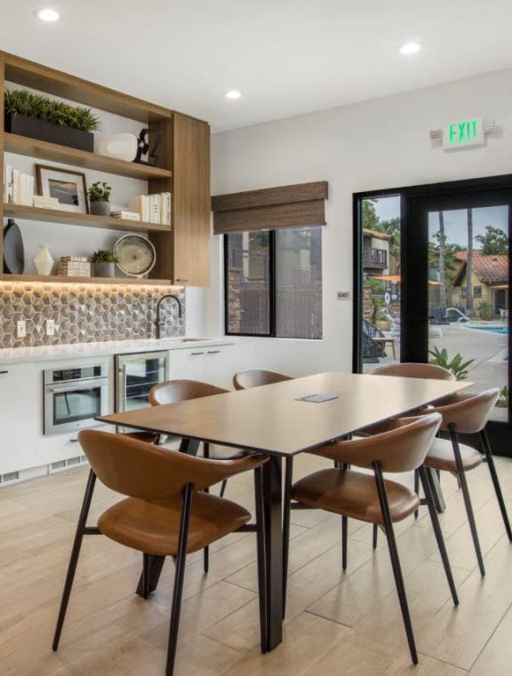 Dining room with a table and chairs at Bella Terra, California, 92081