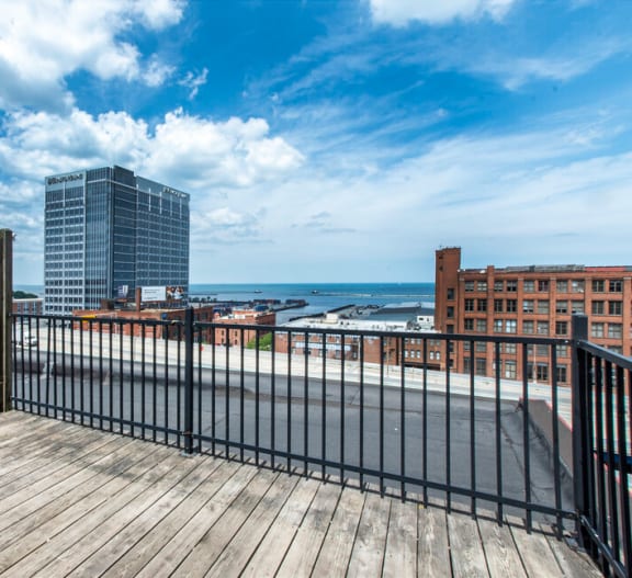 Lake view apartment in Cleveland