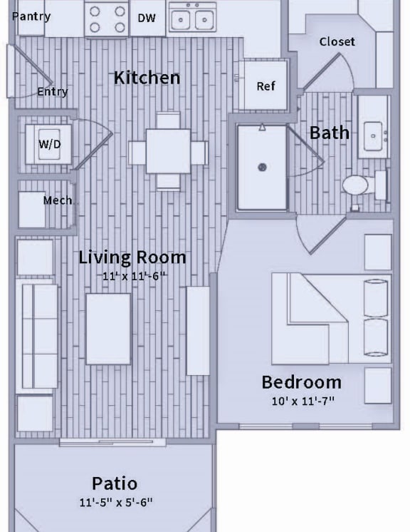 reverie floor plan unit a3
