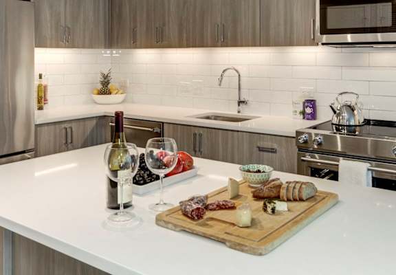 Fully Equipped Eat-In Kitchen at The Brody, Maryland