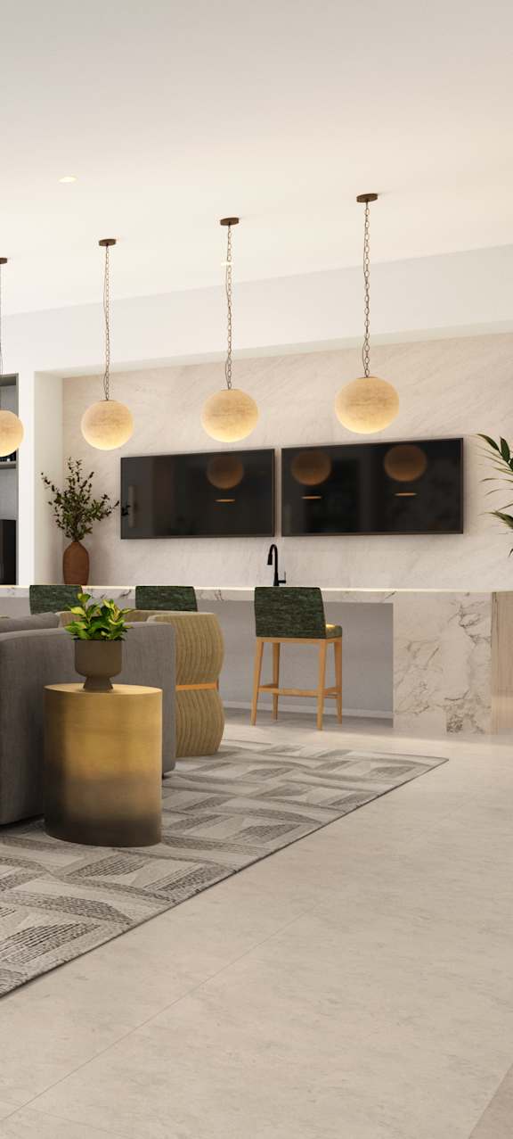 Club Room at Marquee Square Apartments in East Tampa FL