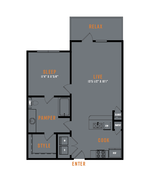 Lenox SoCo 2D Floor Plans - A7