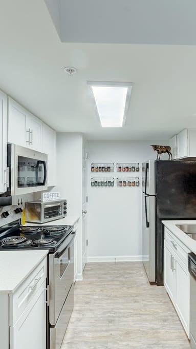 Kitchen at Juniper Springs Apartments, Austin, TX 78731