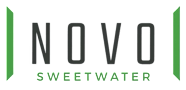 The image features the text "NOVO SWEETWATER" with a green color scheme.