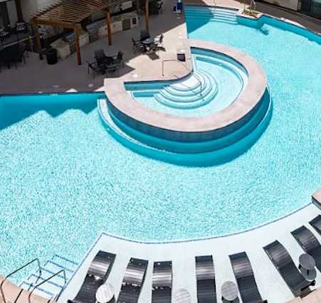 Lounge Chairs by the pool at Bridges at Flatiron, Colorado, 80021
