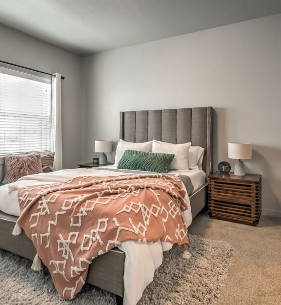 Prelude at Paramount Model Bedroom with Attached Bathroom