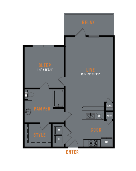 Lenox SoCo 2D Floor Plans - A7 HC