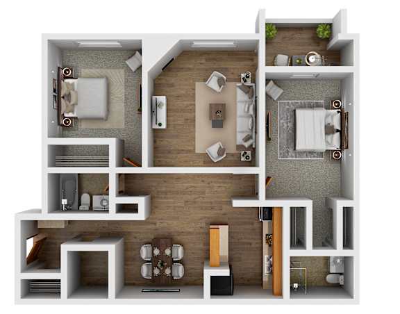 Floor Plan  C3 Floor Plan at Creekstone Falls, South Dakota, 57106