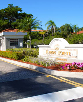 Monument Sign  at Heron Pointe, Florida, 33025